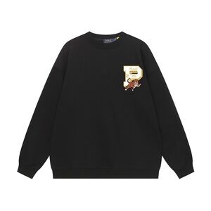 Polo by Ralph Lauren Black Sweatshirt with Bear Graphic